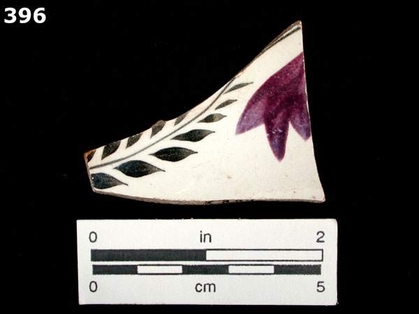 WHITEWARE, HAND PAINTED specimen 396 
