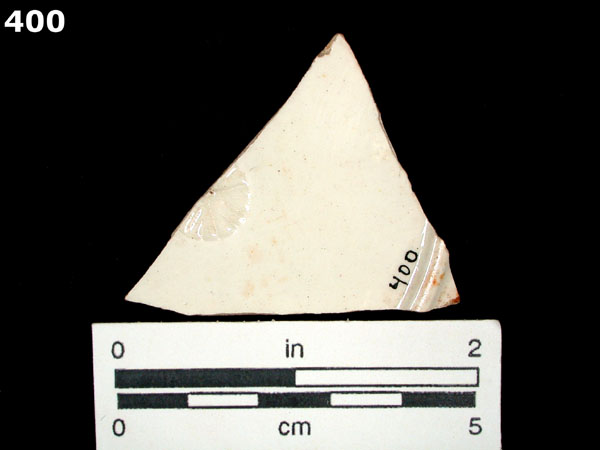 WHITEWARE, HAND PAINTED specimen 400 rear view