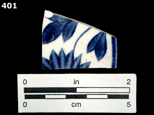 WHITEWARE, HAND PAINTED specimen 401 