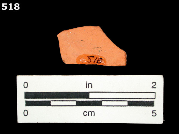 ORANGE MICACEOUS specimen 518 rear view