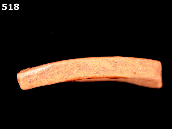 ORANGE MICACEOUS specimen 518 side view