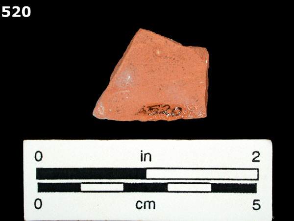 ORANGE MICACEOUS specimen 520 rear view