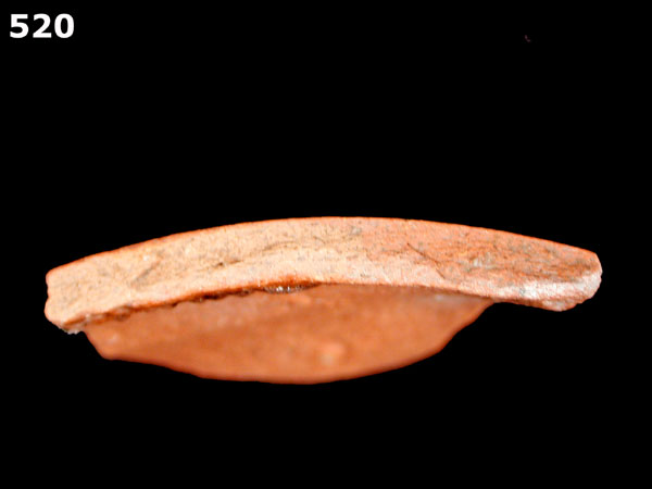 ORANGE MICACEOUS specimen 520 side view