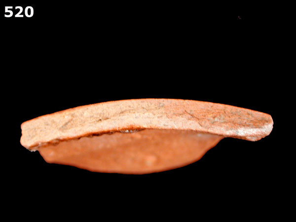 ORANGE MICACEOUS specimen 520 side view
