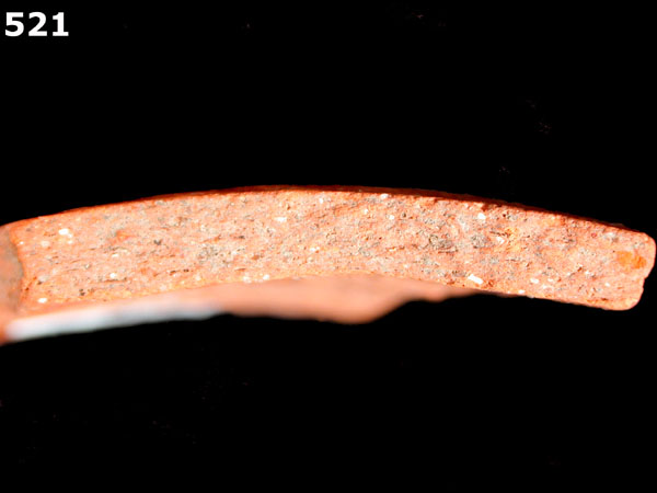 ORANGE MICACEOUS specimen 521 side view