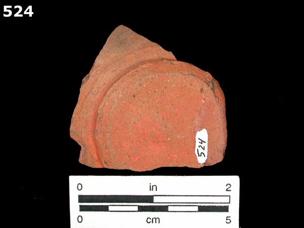 ORANGE MICACEOUS specimen 524 rear view