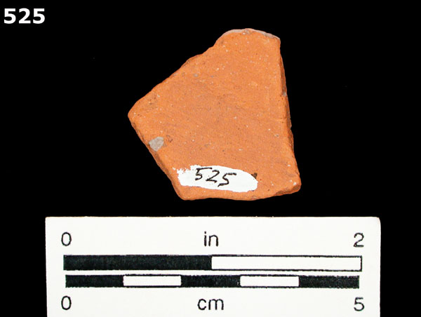 ORANGE MICACEOUS specimen 525 rear view