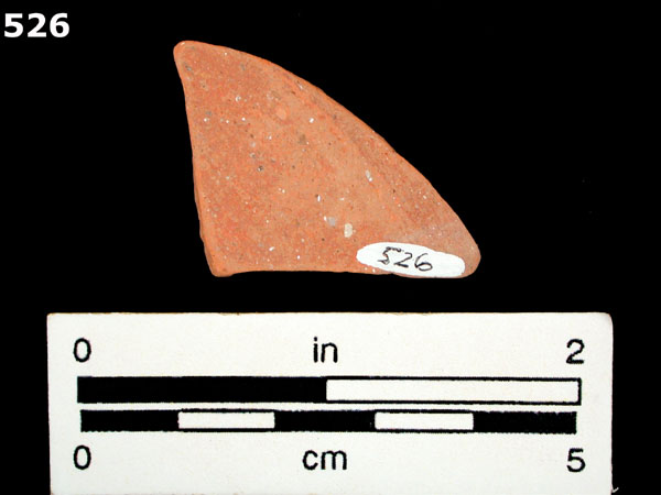 ORANGE MICACEOUS specimen 526 rear view