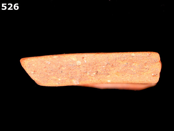 ORANGE MICACEOUS specimen 526 side view