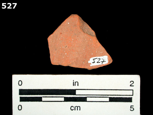 ORANGE MICACEOUS specimen 527 rear view