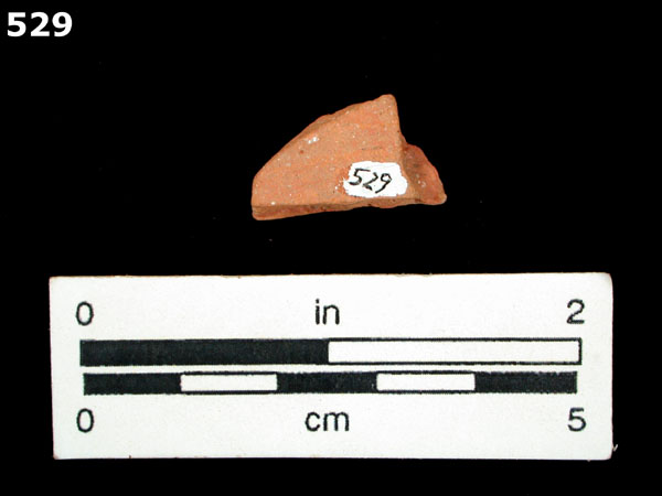 ORANGE MICACEOUS specimen 529 rear view