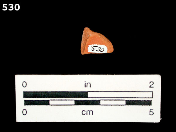 ORANGE MICACEOUS specimen 530 rear view