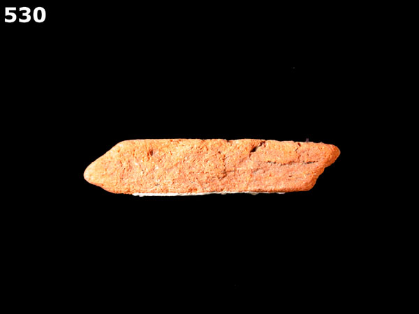 ORANGE MICACEOUS specimen 530 side view