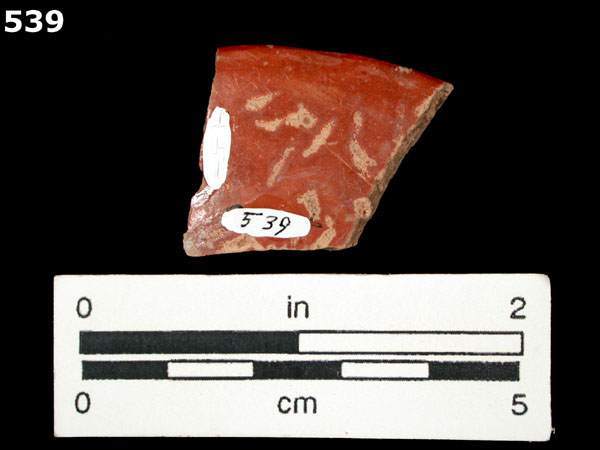 GUADALAJARA POLYCHROME specimen 539 rear view