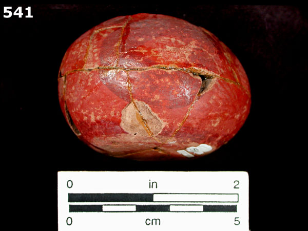 GUADALAJARA POLYCHROME specimen 541 rear view