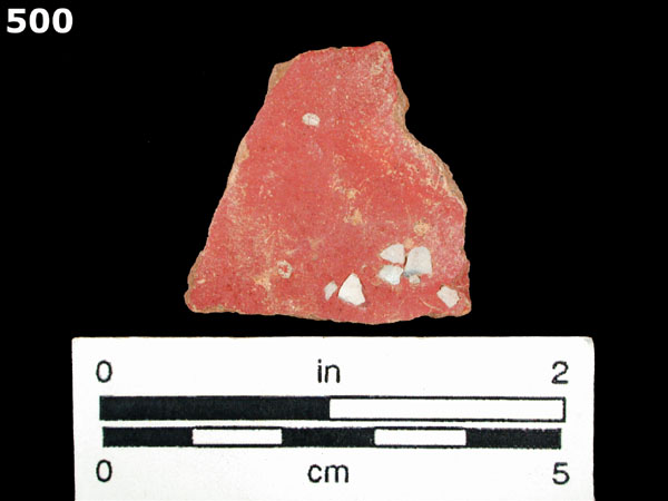 FELDSPAR-INLAID REDWARE specimen 500 front view