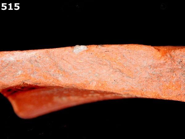 ORANGE MICACEOUS specimen 515 side view