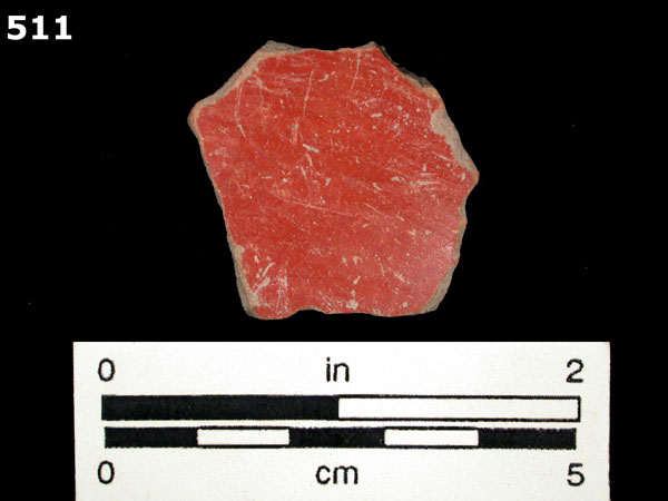 MEXICAN RED PAINTED specimen 511 front view
