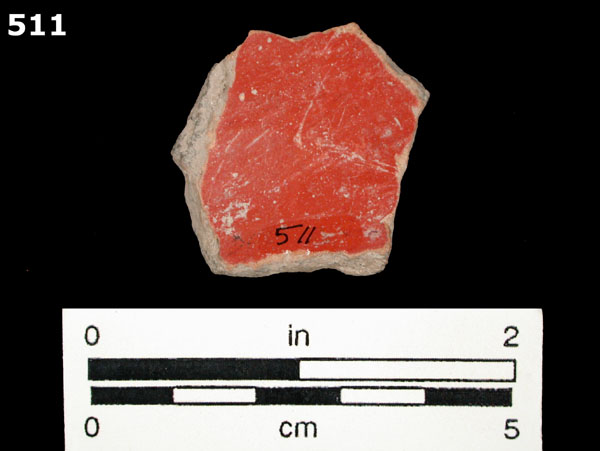 MEXICAN RED PAINTED specimen 511 rear view