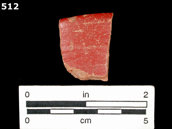 MEXICAN RED PAINTED specimen 512 front view