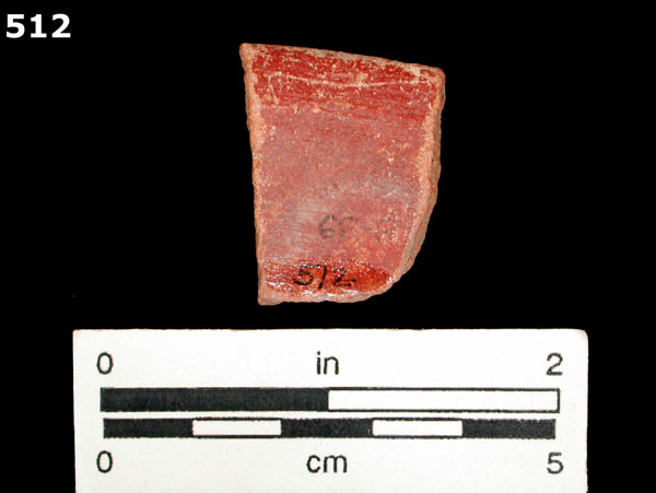MEXICAN RED PAINTED specimen 512 rear view