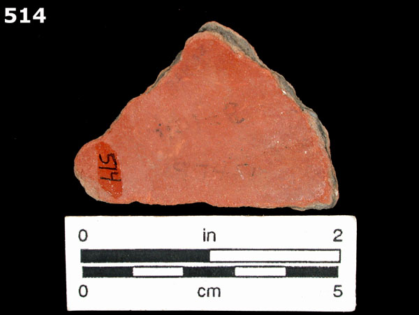 MEXICAN RED PAINTED specimen 514 rear view