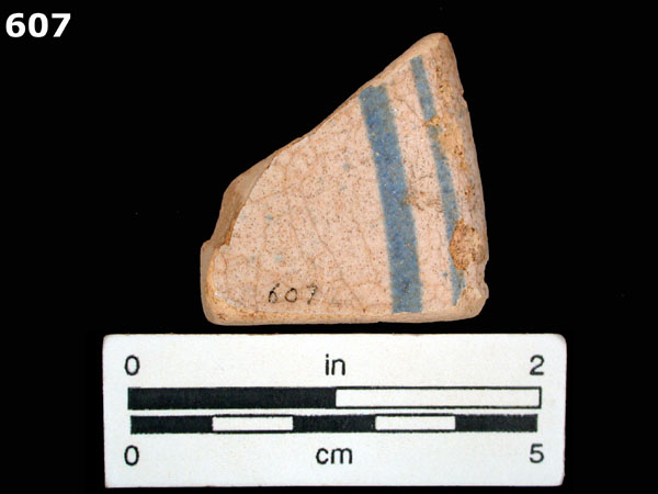YAYAL BLUE ON WHITE specimen 607 front view