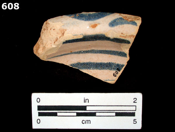 YAYAL BLUE ON WHITE specimen 608 
