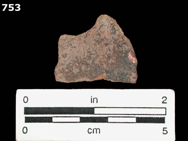 EL MORRO specimen 753 rear view