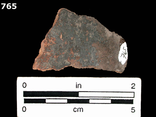 EL MORRO specimen 765 rear view