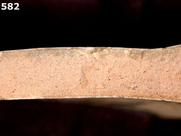 CATALONIA BLUE ON WHITE specimen 582 side view