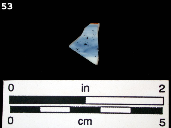 PORCELAIN, BROWN GLAZED specimen 53 