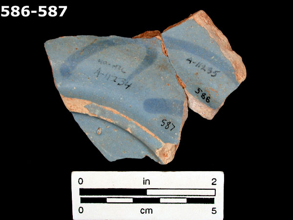 SEVILLA BLUE ON BLUE specimen 586 rear view
