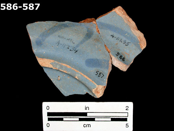 SEVILLA BLUE ON BLUE specimen 587 rear view