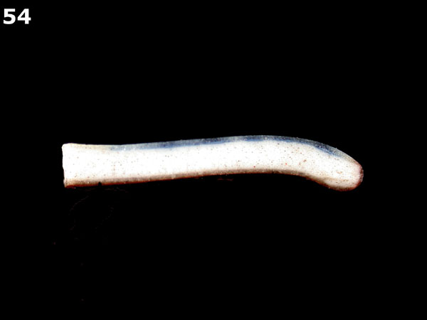 PORCELAIN, BROWN GLAZED specimen 54 side view