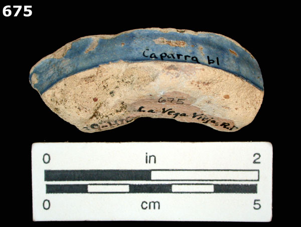 CAPARRA BLUE specimen 675 rear view