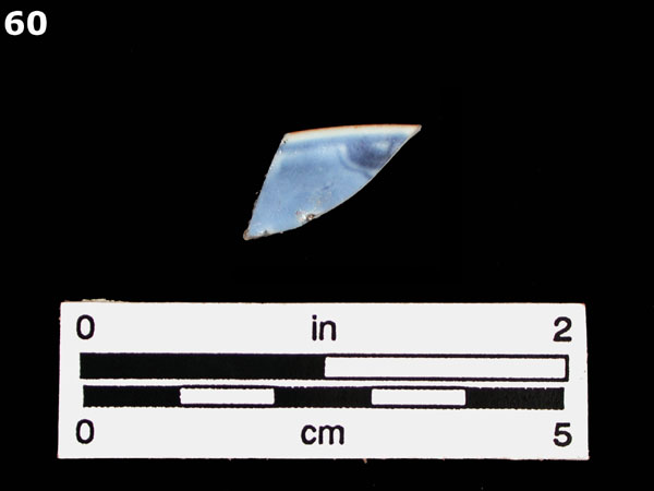 PORCELAIN, BROWN GLAZED specimen 60 