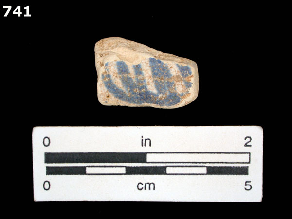 LA VEGA BLUE ON WHITE specimen 741 