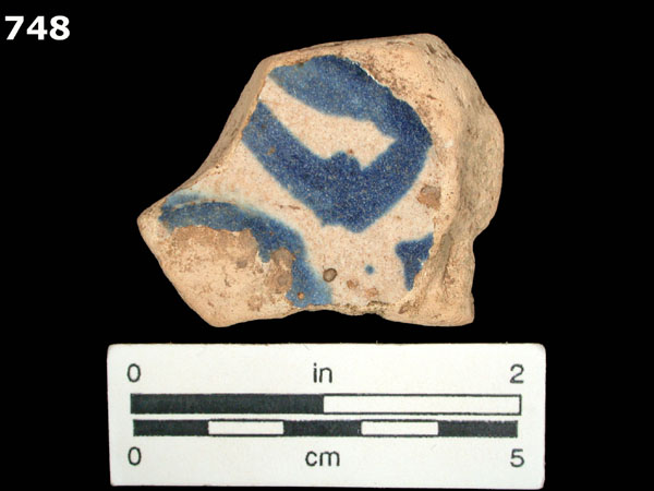 LA VEGA BLUE ON WHITE specimen 748 front view