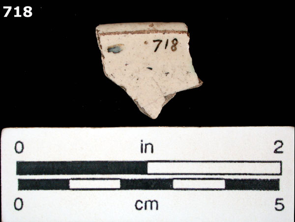 SAN LUIS POLYCHROME specimen 718 rear view