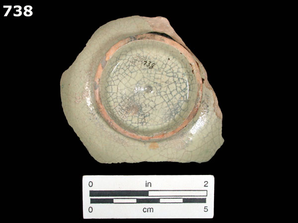 SAN LUIS POLYCHROME specimen 738 rear view