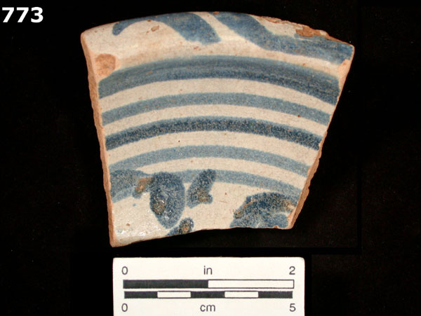 SANTO DOMINGO BLUE ON WHITE specimen 773 
