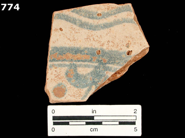 SANTO DOMINGO BLUE ON WHITE specimen 774 