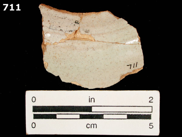 PUEBLA POLYCHROME specimen 711 rear view