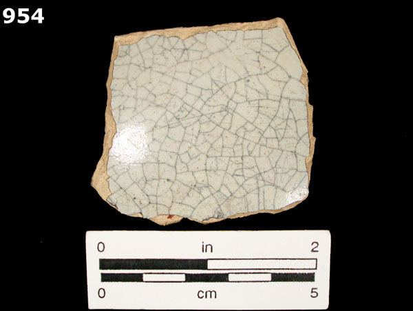 FINE WHITE MAJOLICA specimen 954 