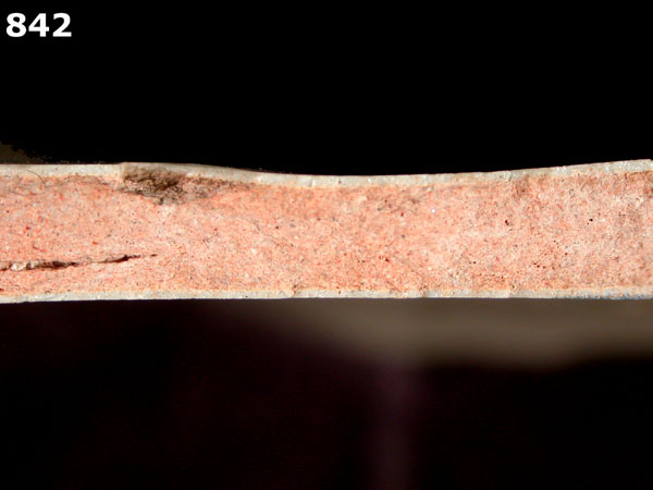 HUEJOTZINGO BLUE ON WHITE specimen 842 side view