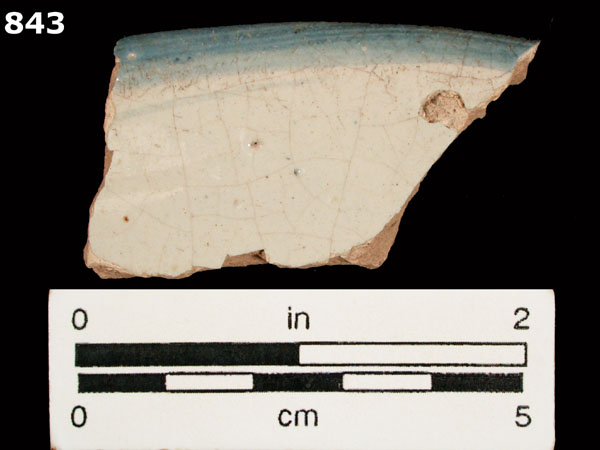 HUEJOTZINGO BLUE ON WHITE specimen 843 