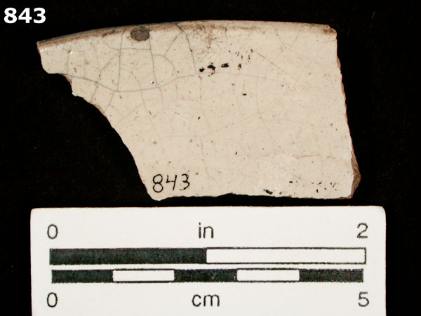 HUEJOTZINGO BLUE ON WHITE specimen 843 rear view