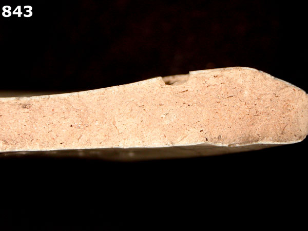 HUEJOTZINGO BLUE ON WHITE specimen 843 side view