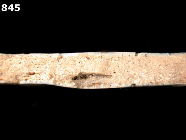 HUEJOTZINGO BLUE ON WHITE specimen 845 side view